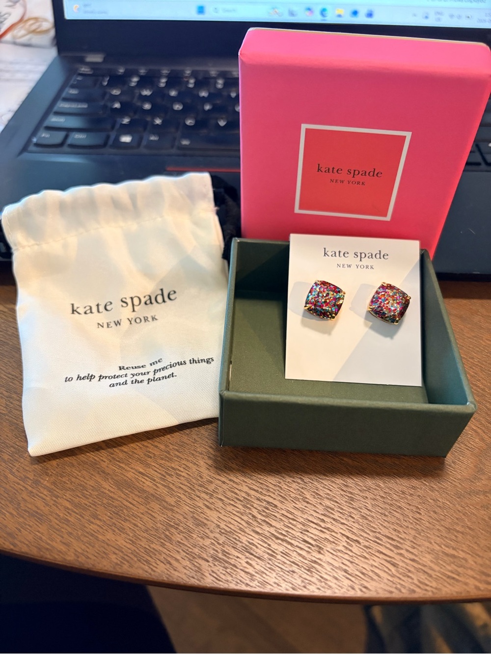 kate spade Gold-Tone Stud Earrings